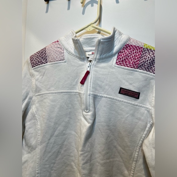 Vineyard Vines Girls Quarter Zip Up Size Medium - Picture 7 of 10